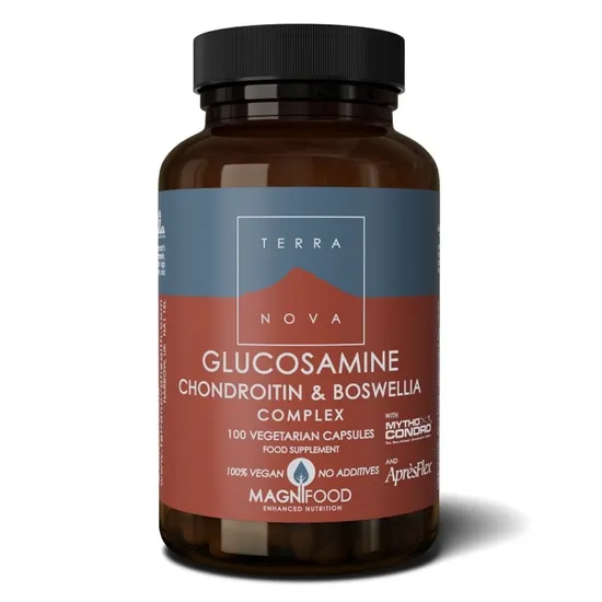 Terranova Glucosamine Chondroitin & Boswellia Complex Vegicaps 100 Vegicaps