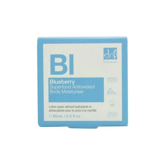 Dr Botanicals Blueberry Superfood Antioxidant Body Moisturiser