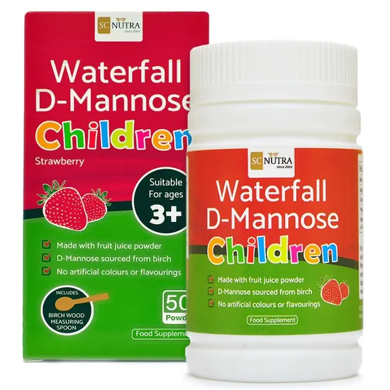 SC Nutra Waterfall D-Mannose Children Strawberry Powder