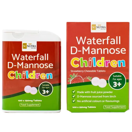 SC Nutra Waterfall D-Mannose Children Strawberry Chewables