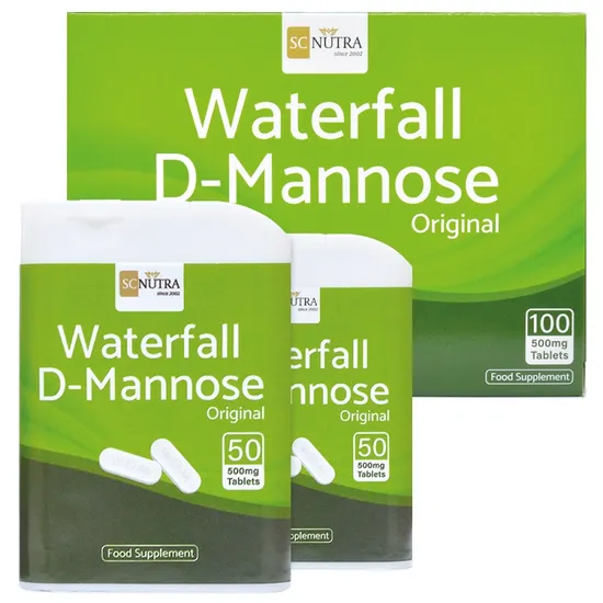SC Nutra Waterfall D-Mannose 500mg Tablets