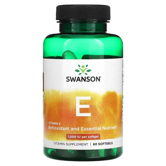 Swanson Vitamin E 1000iu Softgels