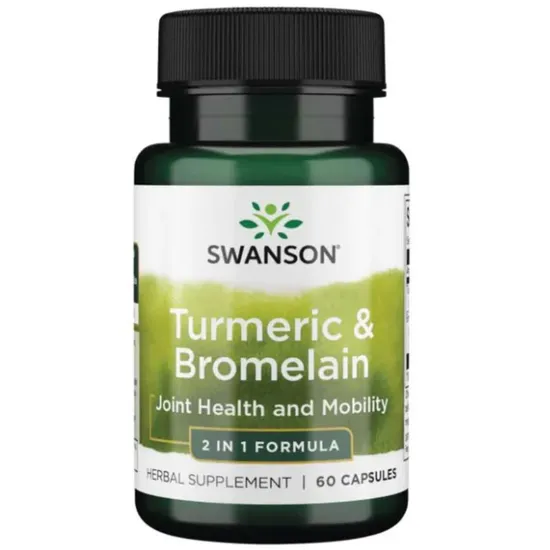 Swanson Turmeric & Bromelain Capsules