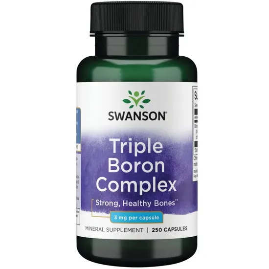 Swanson Triple Boron Complex 3mg Capsules