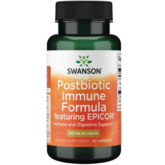 Swanson Postbiotic Immune Formula Featuring EPICOR Capsules