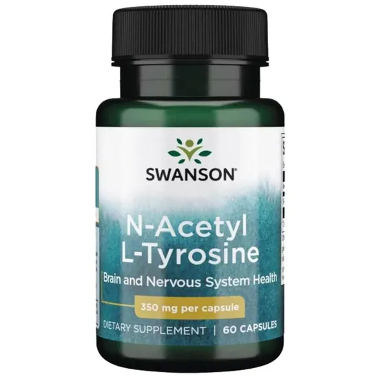 Swanson N-Acetyl L-Tyrosine 350mg Capsules