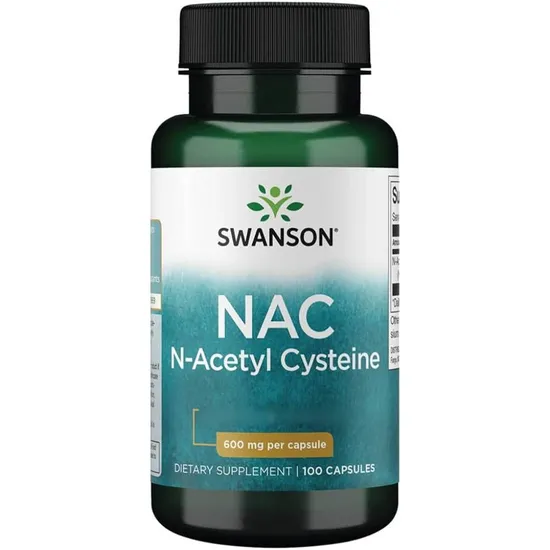 Swanson N-Acetyl Cysteine 600mg Capsules