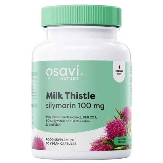Osavi Milk Thistle Silymarin 100mg Capsules