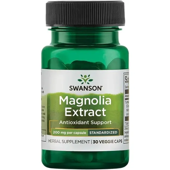 Swanson Magnolia Extract 200mg Capsules