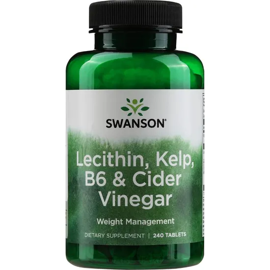 Swanson Lecithin Kelp B6 & Cider Vinegar Tablets