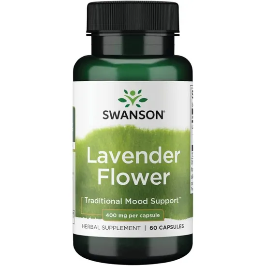 Swanson Lavender Flower 400mg Capsules