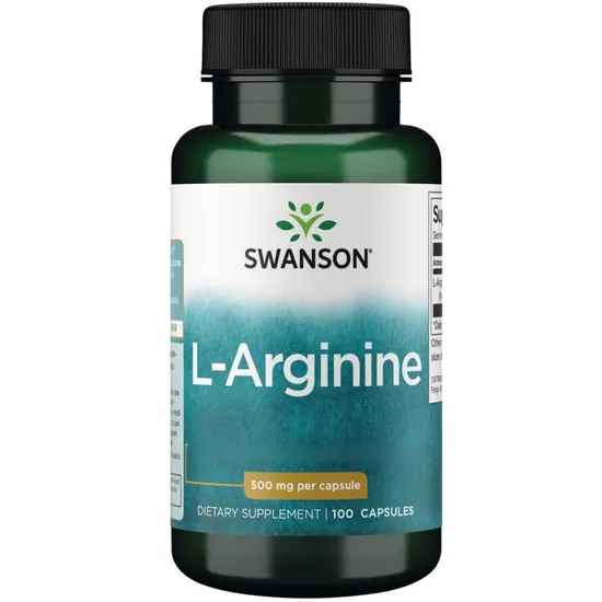 Swanson L-Arginine 500mg Capsules