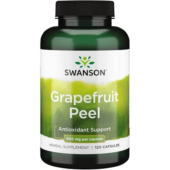 Swanson Grapefruit Peel 600mg Capsules