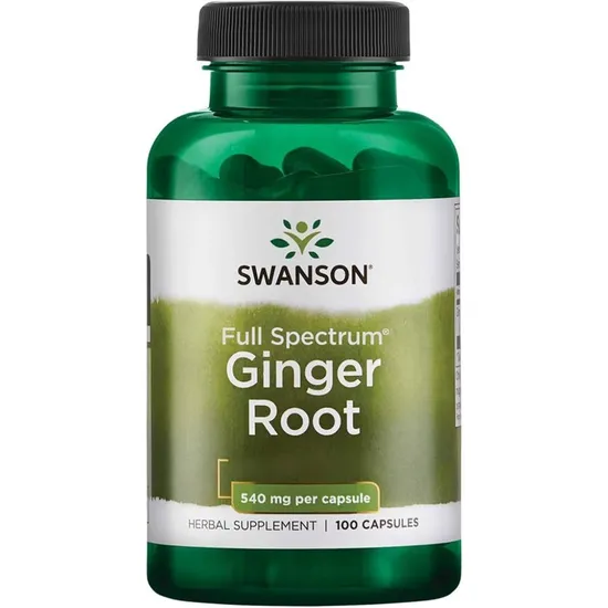 Swanson Ginger Root 540mg Capsules