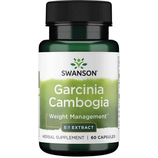 Swanson Garcinia Cambogia 5:1 Extract 80mg Capsules