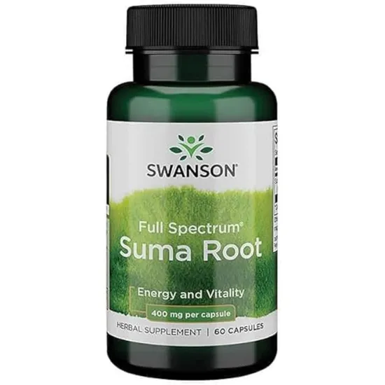 Swanson Full Spectrum Suma Root 400mg Capsules