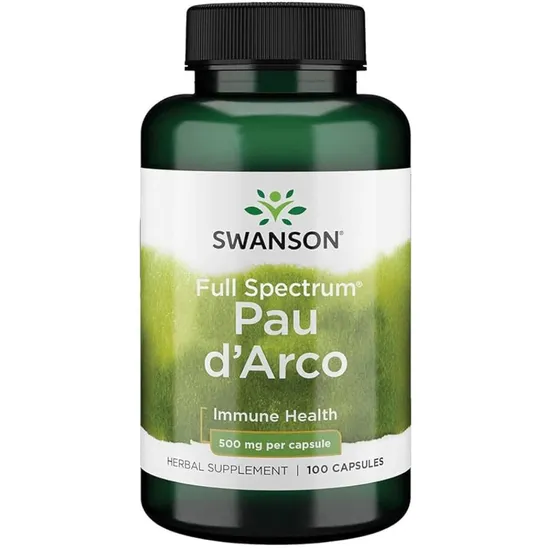 Swanson Full Spectrum Pau d'Arco 500mg Capsules