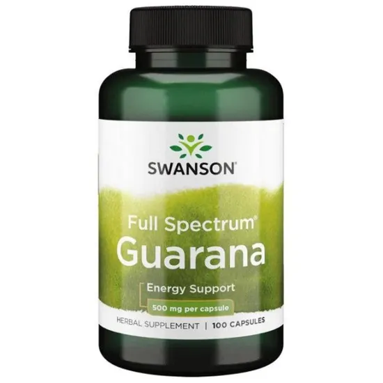 Swanson Full Spectrum Guarana 500mg Capsules