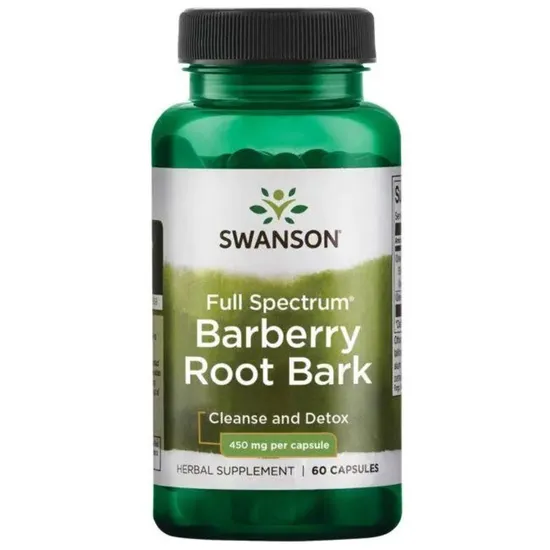 Swanson Full Spectrum Barberry Root Bark 450mg Capsules