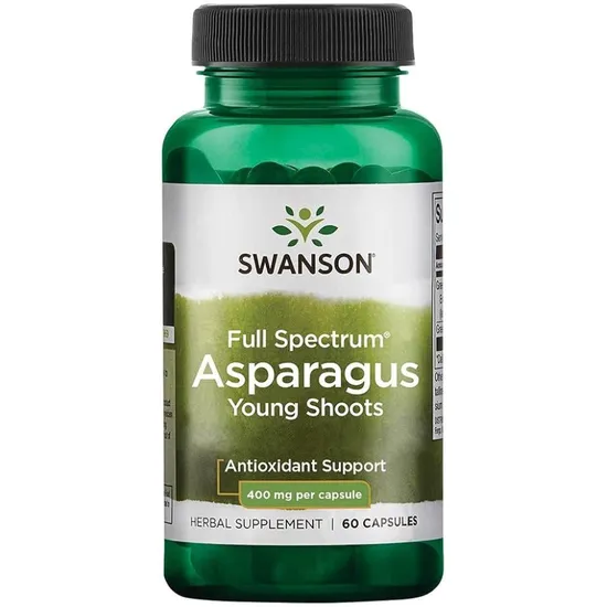 Swanson Full Spectrum Asparagus Young Shoots 400mg Capsules