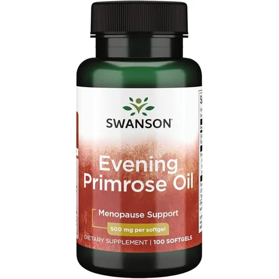 Swanson Evening Primrose Oil 500mg Softgels