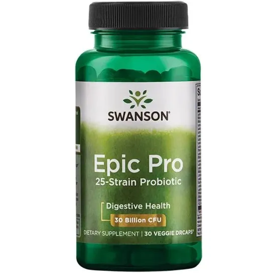 Swanson Epic Pro 25-Strain Probiotic Capsules