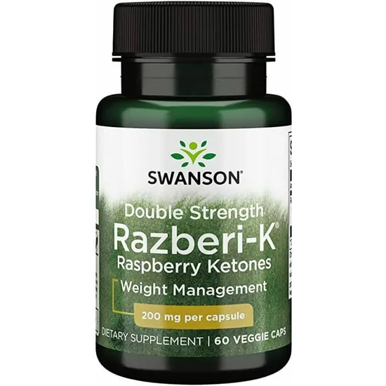 Swanson Double Strength Razberi-K 200mg Capsules