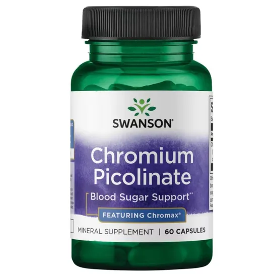 Swanson Chromium Picolinate Featuring Chromax 200mcg Capsules