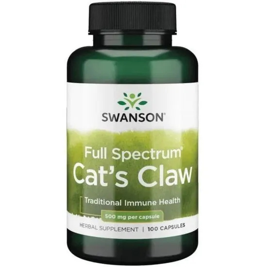 Swanson Cat's Claw 500mg Capsules