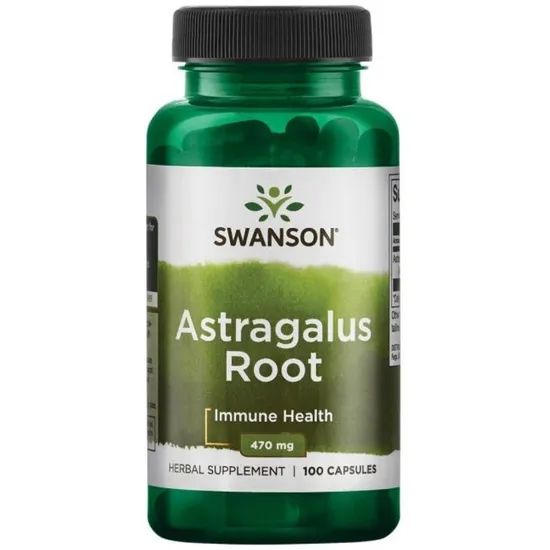 Swanson Astragalus Root 470mg Capsules