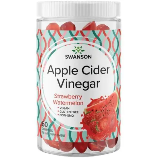 Swanson Apple Cider Vinegar Strawberry Watermelon Gummies