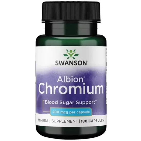Swanson Albion Chelated Chromium 200mcg Capsules