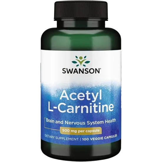 Swanson Acetyl L-Carnitine 500mg Capsules