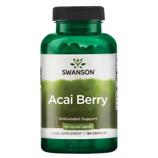 Swanson Acai Berry 500mg Capsules
