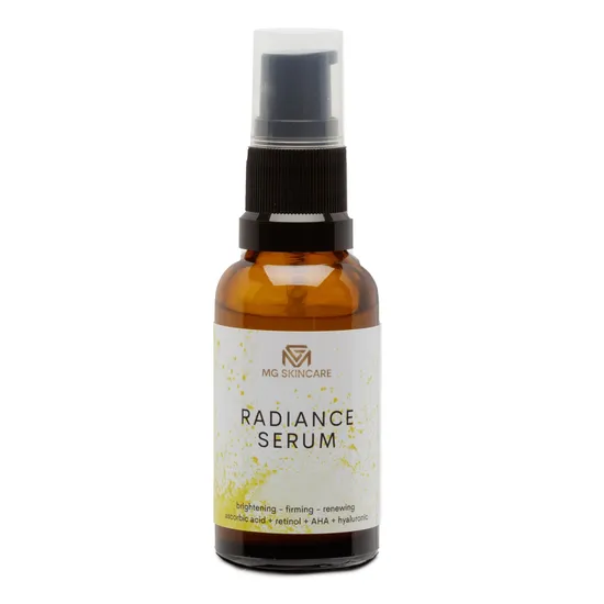 MG Skincare RADIANCE SERUM. Retinol Ascorbic Acid Fruit Acids & Hyaluronic Acid
