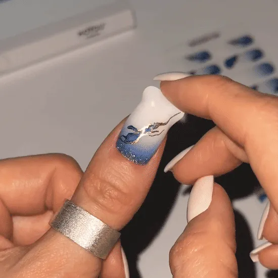 Moyou London Gel Nail Strip Kintsugi
