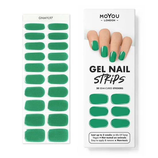 MoYou London Gel Nail Strip Emerald City