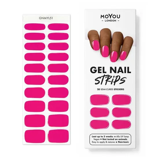 Moyou London Gel Nail Strip Cosmo