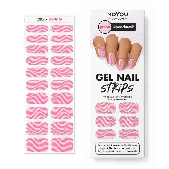 Moyou London Gel Nail Strip @Peachinails 01
