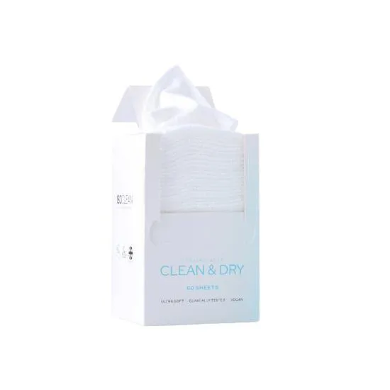 Isoclean Isoskin Cotton Cleansing Towels 60 Sheets