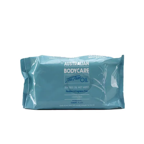 Australian Bodycare Tea Tree Hygenic Wet Wipes