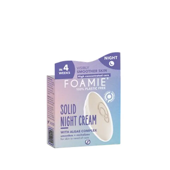 Foamie Foamies Face Night Solid Night Cream Bar With Triple Algae Complex