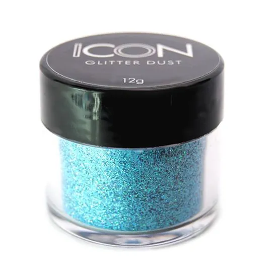 Cuccio Icon Glitter Dust Holographic Peacock 008