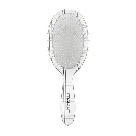 Framar Plaid Hair Day Detangling Brush Charlotte