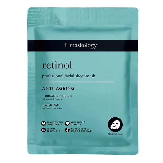 Maskology Anti-Ageing Retinol Face Sheet Mask