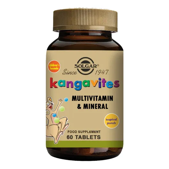 Solgar Kangavites Tropical Punch Chewable Tablets