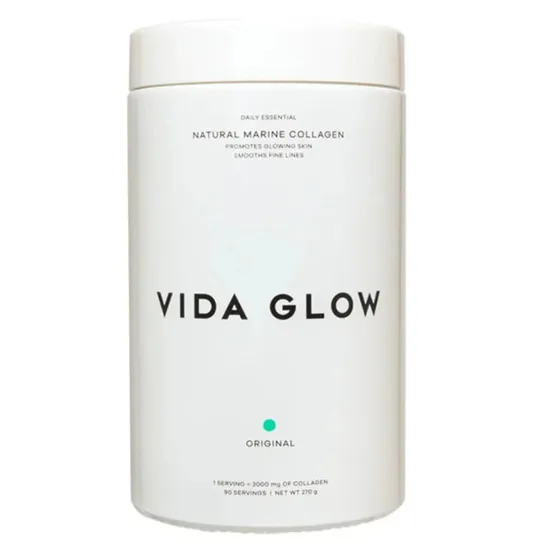 Vida Glow Natural Marine Collagen Supplement Caddy