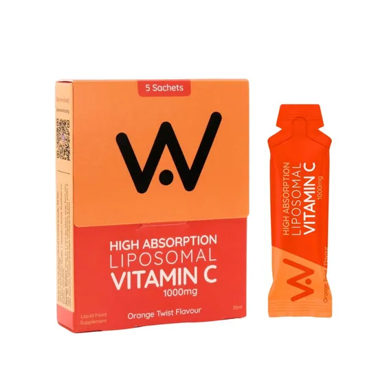 Well Actually Vitamin C 1000mg Liposomal Orange Twist Sachets