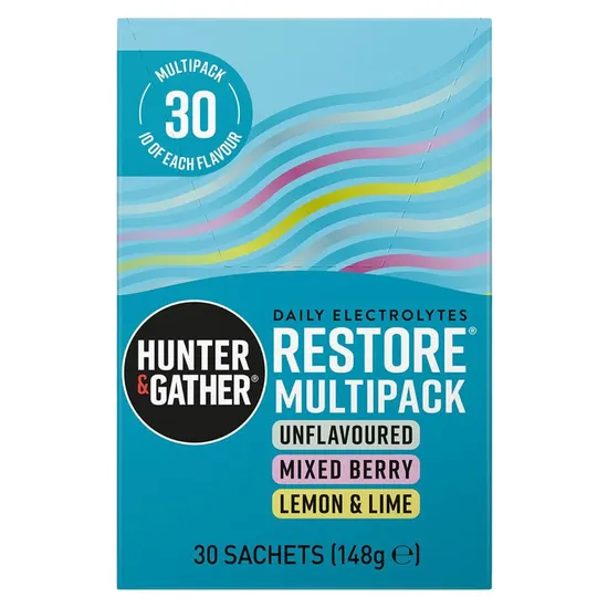 Hunter and Gather Restore Multipack Electrolyte Sachets