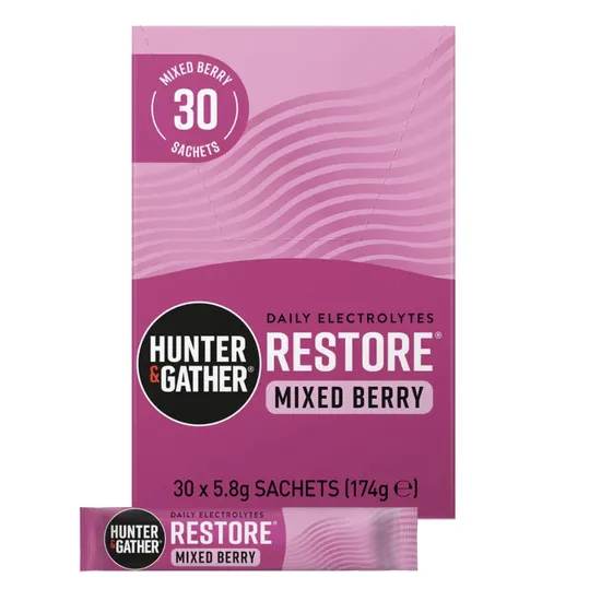 Hunter and Gather Restore Mixed Berries Electrolyte Sachets